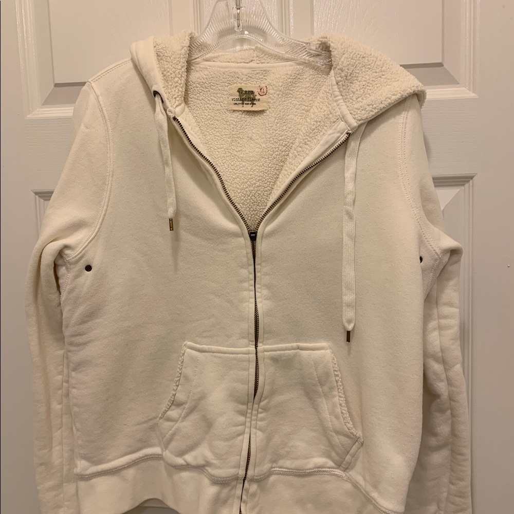 J Crew Vintage Hooded Fleece